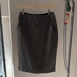 Uniqlo Charcoal Pencil Skirt